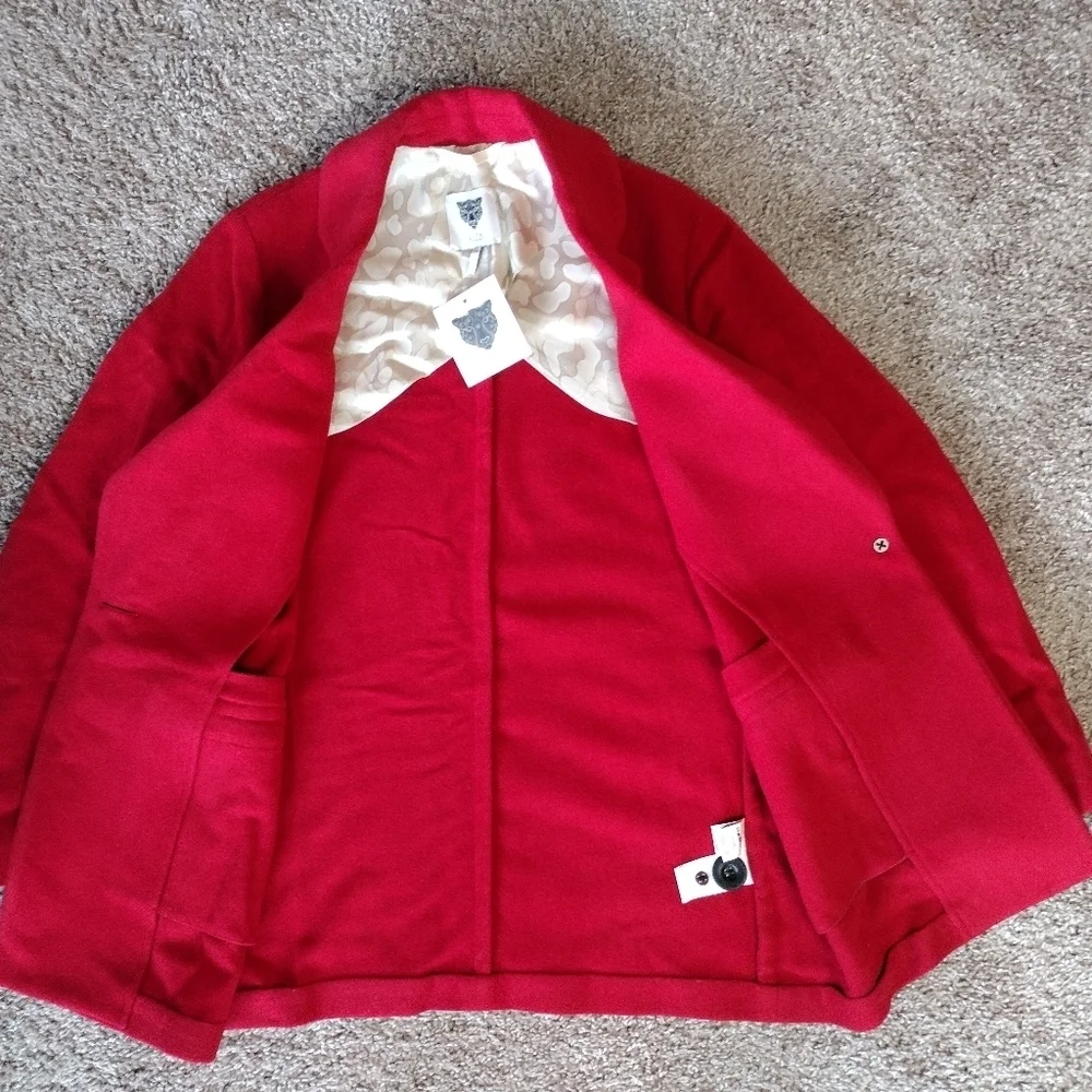 Lita By Ciera Slouchy Wool Coat Medium NWT - Picture 11 of 12